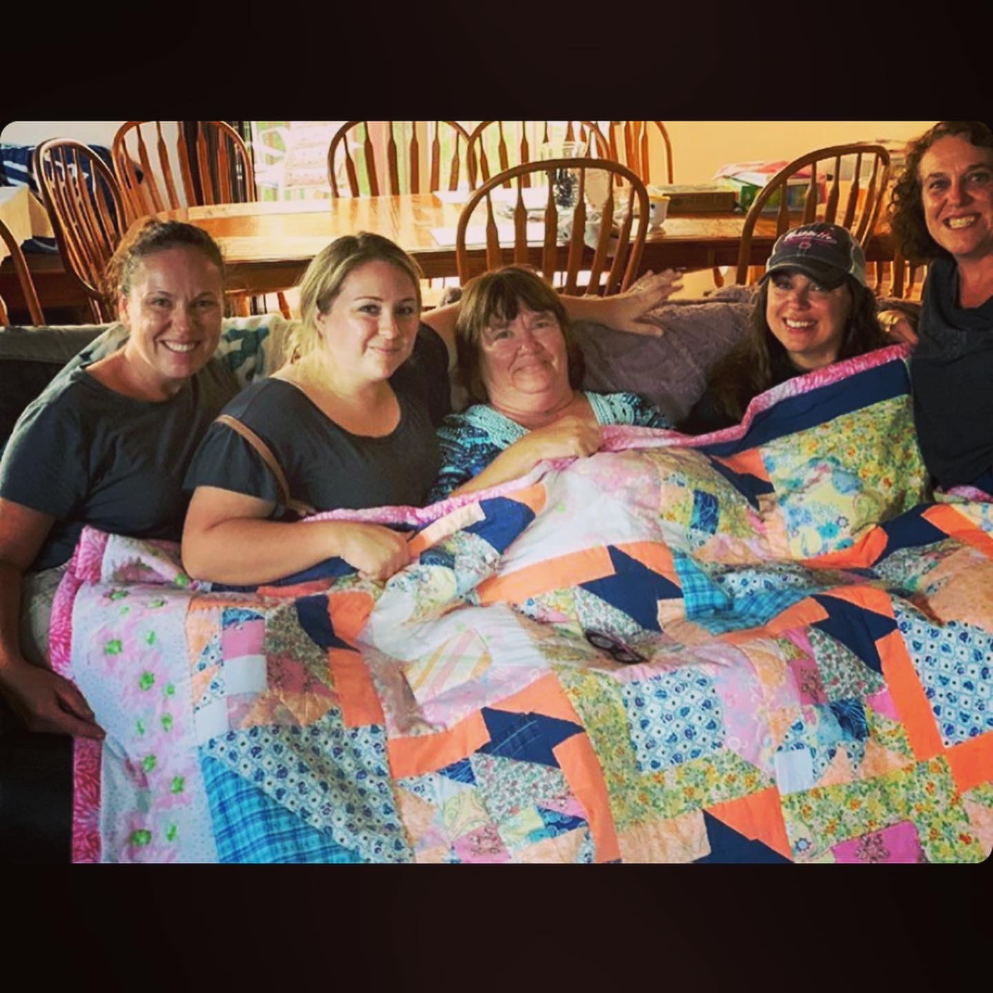 Memorial quilt — handmade remembrance work